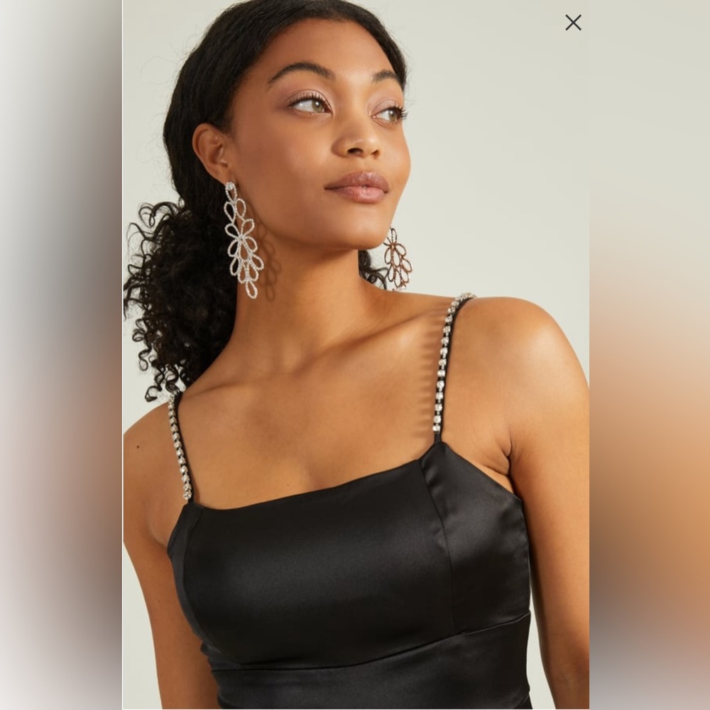 Altar’d State Myla Rhinestone Strap Jumpsuit Size XS M